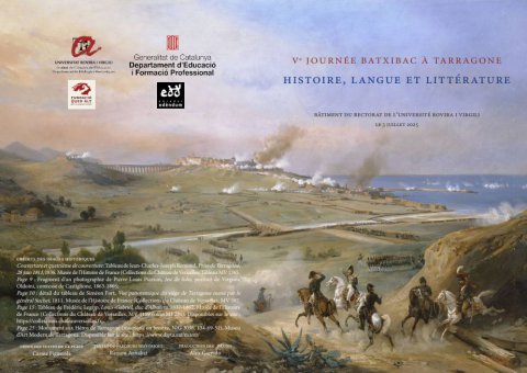 Ve journée francophone de batxibac à Tarragone: HISTOIRE, LANGUE, LITTÉRATURE